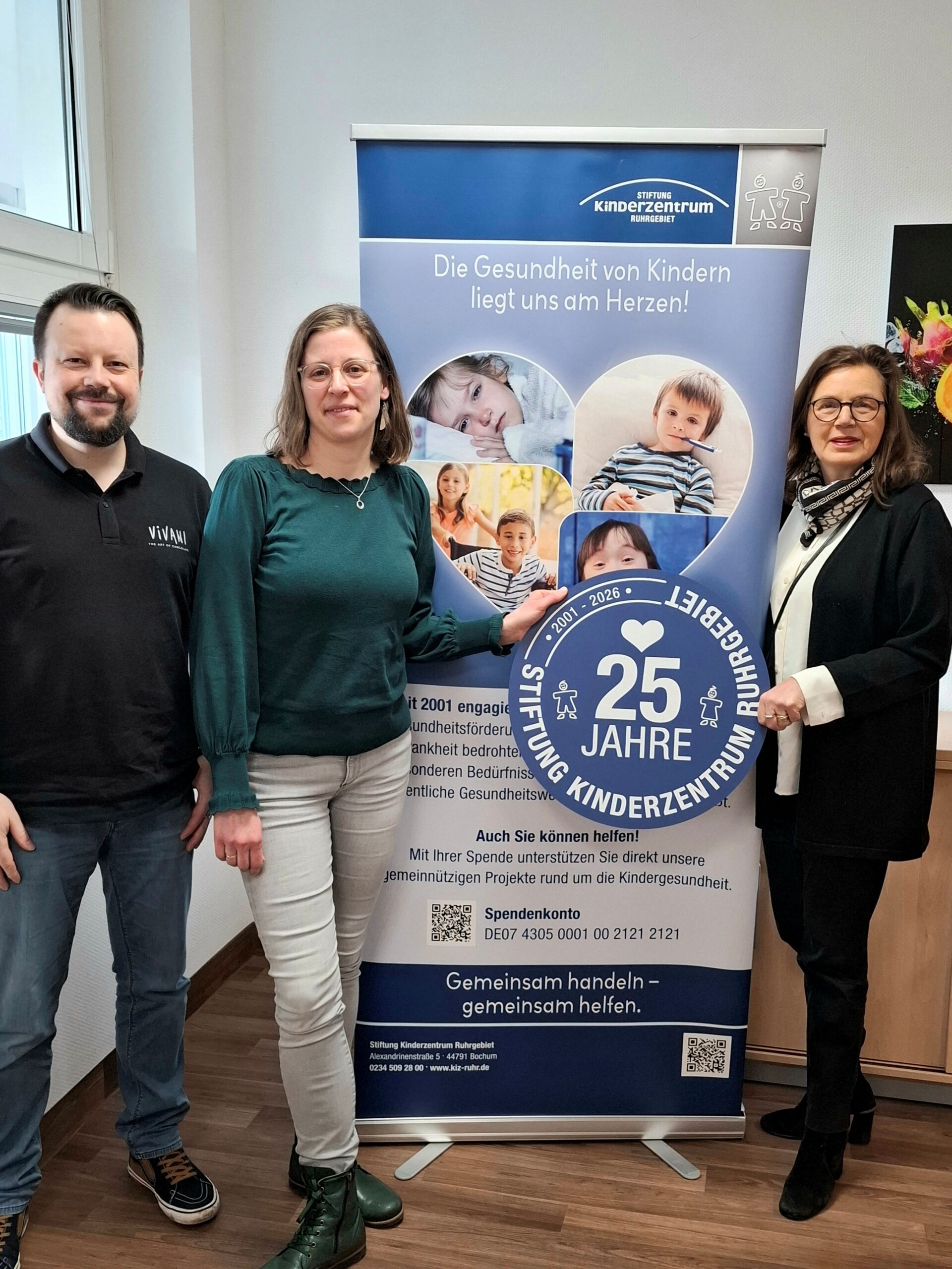 VIVANI spendet 3.000 Euro für Kindergesundheit in ihrer Heimatstadt Bochum